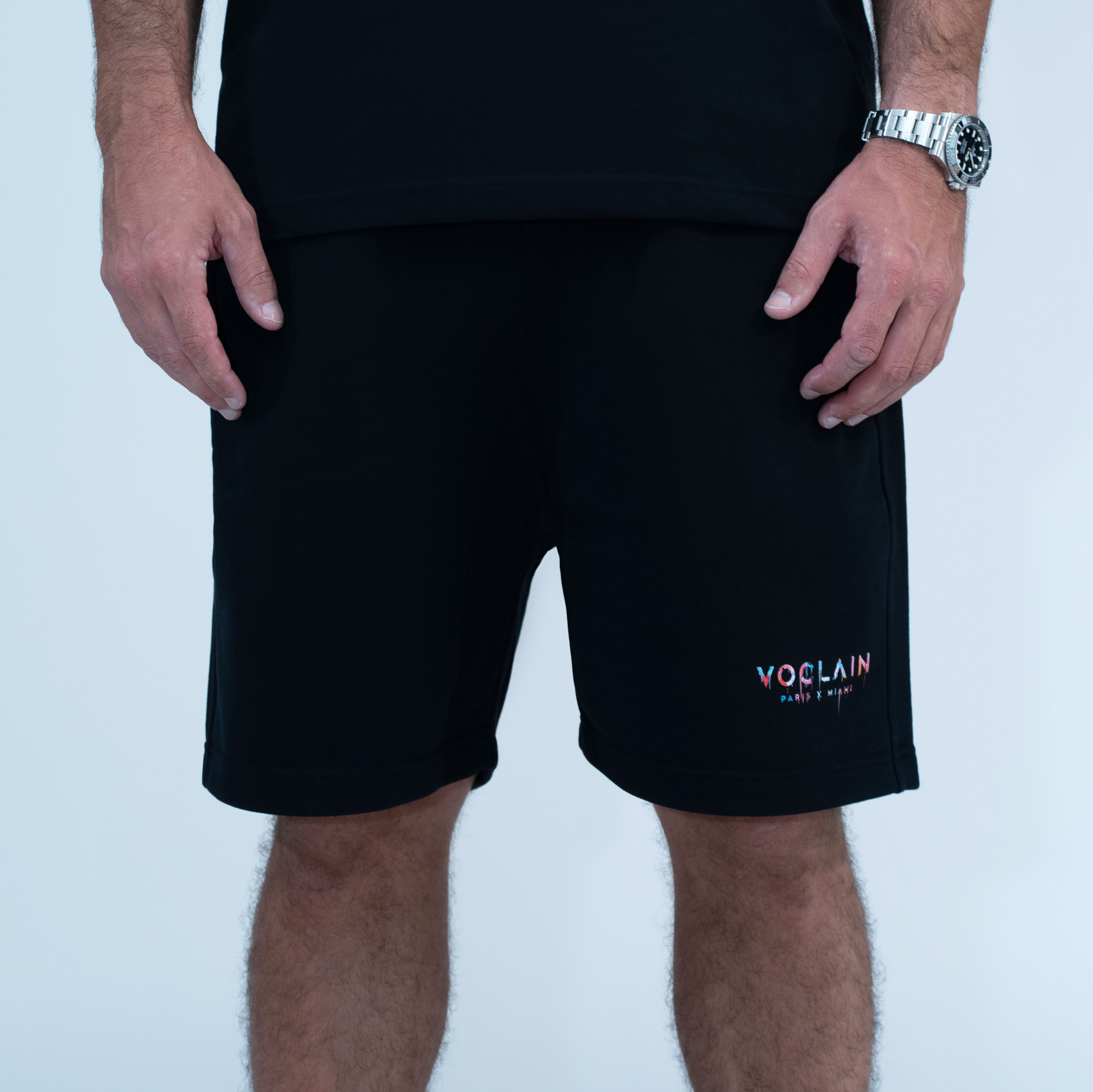 Voclain Shorts Negro - Paris x Miami